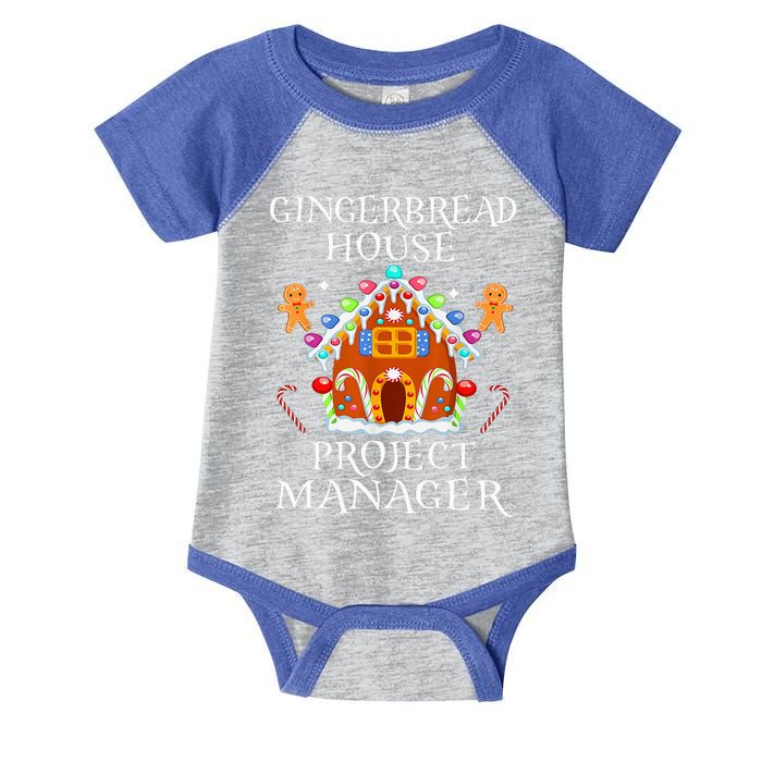 Gingerbread House Project manager Decorating Baking Xmas  Infant Baby Jersey Bodysuit