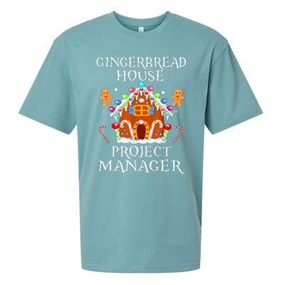 Gingerbread House Project manager Decorating Baking Xmas  Sueded Cloud Jersey T-Shirt