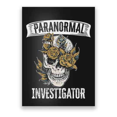 Ghost Hunting Paranormal Investigator Poster