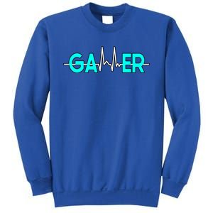 Gamer Heartbeat Play Video Games Cute Gift Sweatshirt