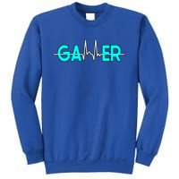 Gamer Heartbeat Play Video Games Cute Gift Sweatshirt