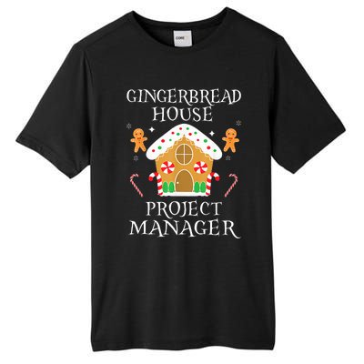 Gingerbread House Project manager Decorating Baking Xmas  Tall Fusion ChromaSoft Performance T-Shirt