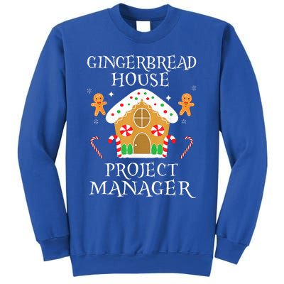 Gingerbread House Project manager Decorating Baking Xmas  Sweatshirt