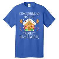 Gingerbread House Project manager Decorating Baking Xmas  Tall T-Shirt