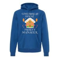 Gingerbread House Project manager Decorating Baking Xmas  Premium Hoodie