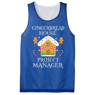 Gingerbread House Project manager Decorating Baking Xmas  Mesh Reversible Basketball Jersey Tank