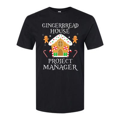 Gingerbread House Project manager Decorating Baking Xmas  Softstyle CVC T-Shirt