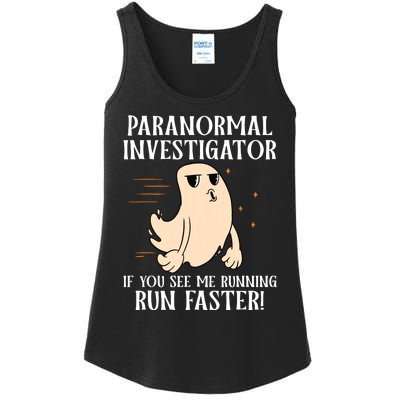 Ghost Hunter Paranormal Investigator Ladies Essential Tank