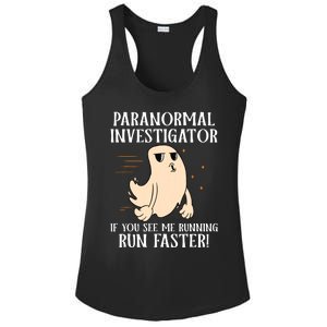 Ghost Hunter Paranormal Investigator Ladies PosiCharge Competitor Racerback Tank