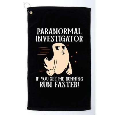 Ghost Hunter Paranormal Investigator Platinum Collection Golf Towel