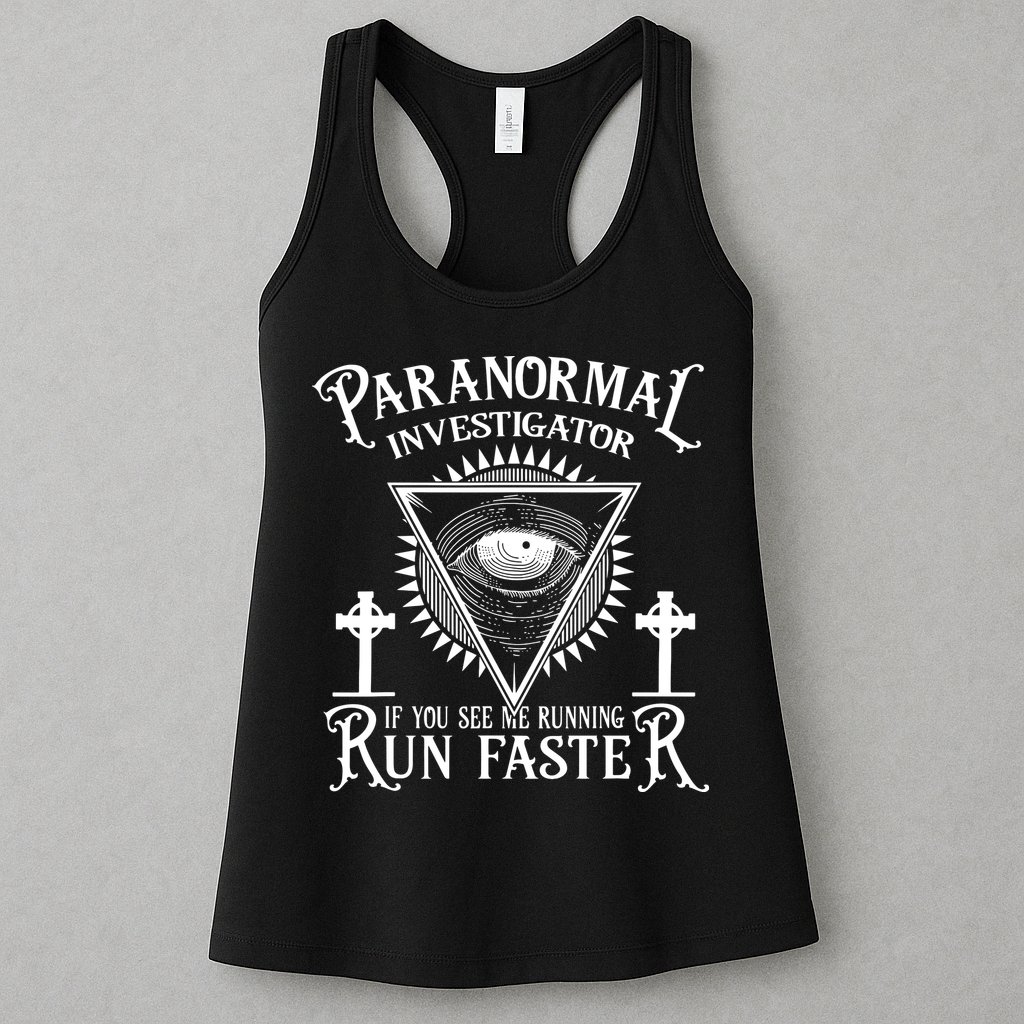 Ghost Hunter Paranormal Investigator Womens Tank Top