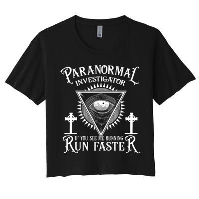 Ghost Hunter Paranormal Investigator Crop Top