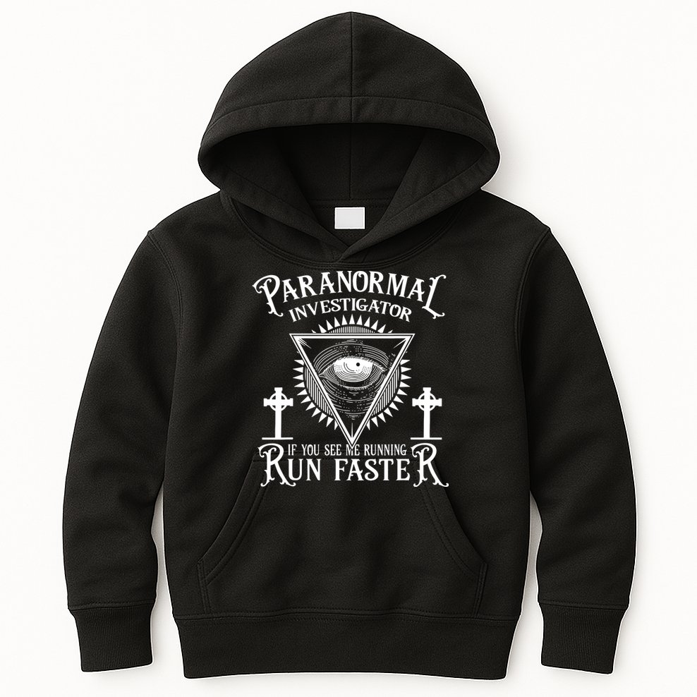 Ghost Hunter Paranormal Investigator Kids Hoodie