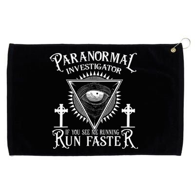 Ghost Hunter Paranormal Investigator Grommeted Golf Towel