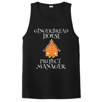 Gingerbread House Project manager Decorating Baking Xmas  PosiCharge Competitor Tank