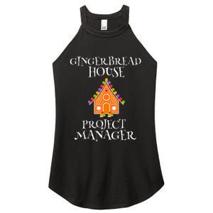 Gingerbread House Project manager Decorating Baking Xmas  Women's Perfect Tri Rocker Tank