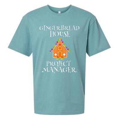 Gingerbread House Project manager Decorating Baking Xmas  Sueded Cloud Jersey T-Shirt