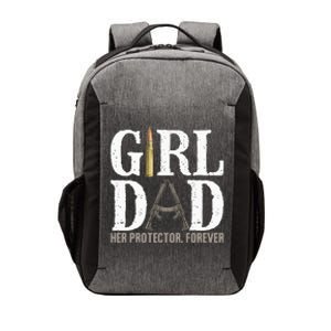 GirlDad Her Protector Forever Funny Father Vector Backpack