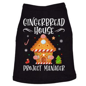 Gingerbread House Project Manager Baking Xmas Pajamas Doggie Tank