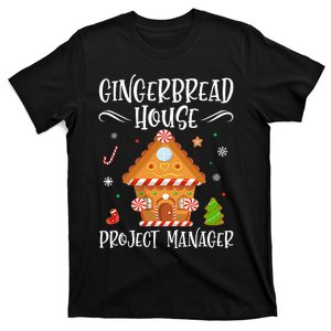 Gingerbread House Project Manager Baking Xmas Pajamas T-Shirt