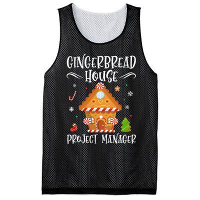 Gingerbread House Project Manager Baking Xmas Pajamas Mesh Reversible Basketball Jersey Tank