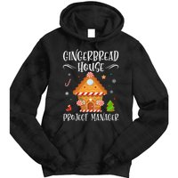 Gingerbread House Project Manager Baking Xmas Pajamas Tie Dye Hoodie