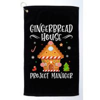 Gingerbread House Project Manager Baking Xmas Pajamas Golf Towel