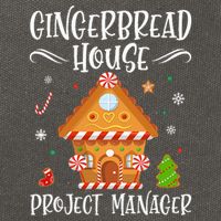 Gingerbread House Project Manager Baking Xmas Pajamas Cotton Canvas Backpack