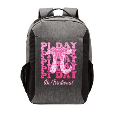 Groovy Happy Pi Day 3.14 Coquette Bow Math Teachers Students Vector Backpack