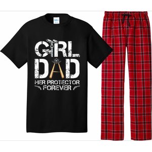 GirlDad Her Protector Forever Funny Father Pajama Set