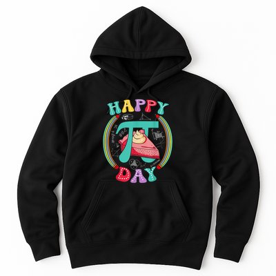 Groovy Happy Pi Day 3.14 Pi Number Math Teachers Students Hoodie