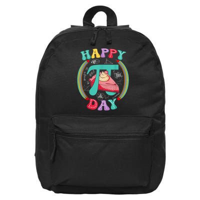 Groovy Happy Pi Day 3.14 Pi Number Math Teachers Students 16 in Basic Backpack