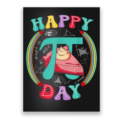 Groovy Happy Pi Day 3.14 Pi Number Math Teachers Students Poster
