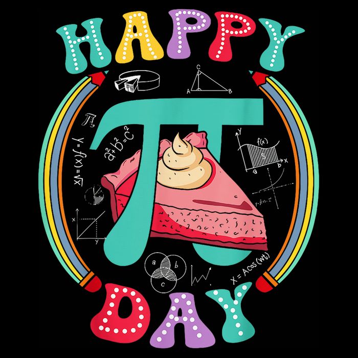 Groovy Happy Pi Day 3.14 Pi Number Math Teachers Students Poster