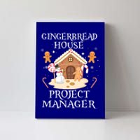 Gingerbread House Project Ager Decorating Baking Xmas Gift Canvas