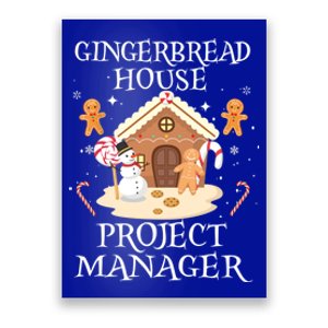 Gingerbread House Project Ager Decorating Baking Xmas Gift Poster