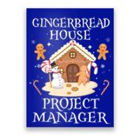 Gingerbread House Project Ager Decorating Baking Xmas Gift Poster