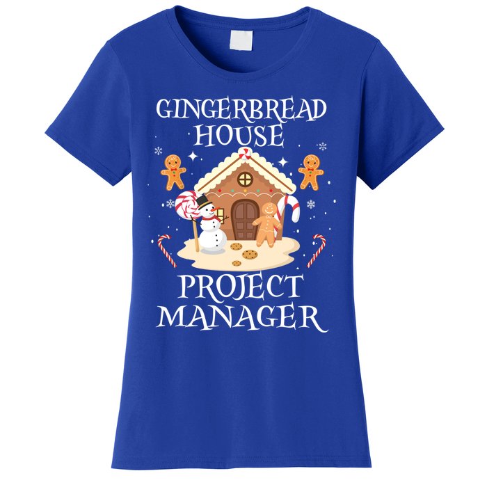 Gingerbread House Project Ager Decorating Baking Xmas Gift Women's T-Shirt