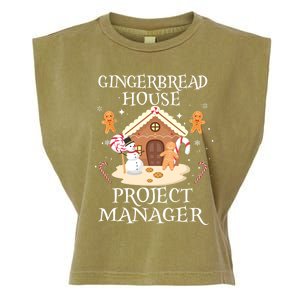 Gingerbread House Project Ager Decorating Baking Xmas Gift Garment-Dyed Women's Muscle Tee