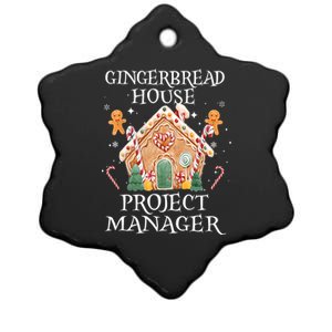 Gingerbread House Project Ager Decorating Baking Xmas Funny Gift Ceramic Star Ornament