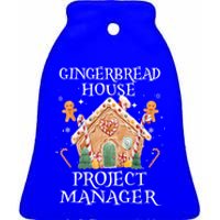 Gingerbread House Project Ager Decorating Baking Xmas Funny Gift Ceramic Bell Ornament