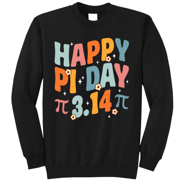 Groovy Happy Pi Day Mathematic Math Teacher Pi Day 3.14 Sweatshirt