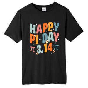 Groovy Happy Pi Day Mathematic Math Teacher Pi Day 3.14 Tall Fusion ChromaSoft Performance T-Shirt