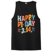 Groovy Happy Pi Day Mathematic Math Teacher Pi Day 3.14 PosiCharge Competitor Tank