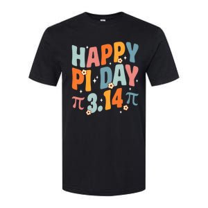 Groovy Happy Pi Day Mathematic Math Teacher Pi Day 3.14 Softstyle CVC T-Shirt