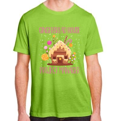 Gingerbread House Project Manager Family Matching Adult ChromaSoft Performance T-Shirt