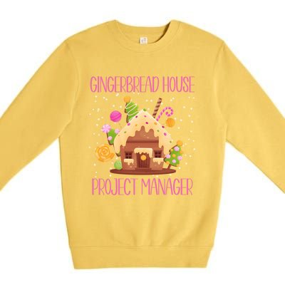 Gingerbread House Project Manager Family Matching Premium Crewneck Sweatshirt