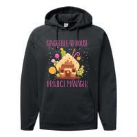 Gingerbread House Project Manager Family Matching Performance Fleece Hoodie