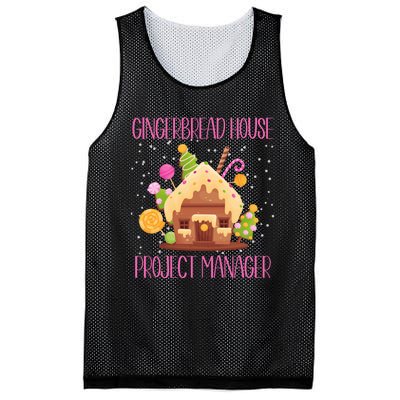 Gingerbread House Project Manager Family Matching Mesh Reversible Basketball Jersey Tank