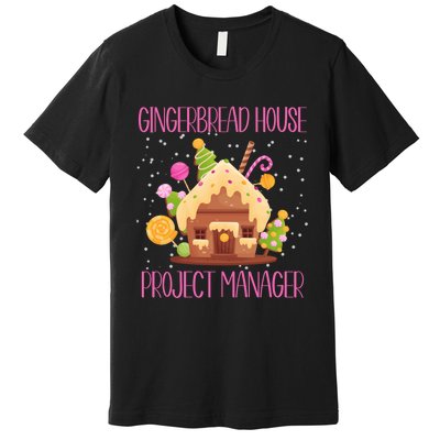 Gingerbread House Project Manager Family Matching Premium T-Shirt